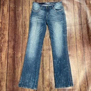 Rock 47 Low Rise Straight Leg Jeans